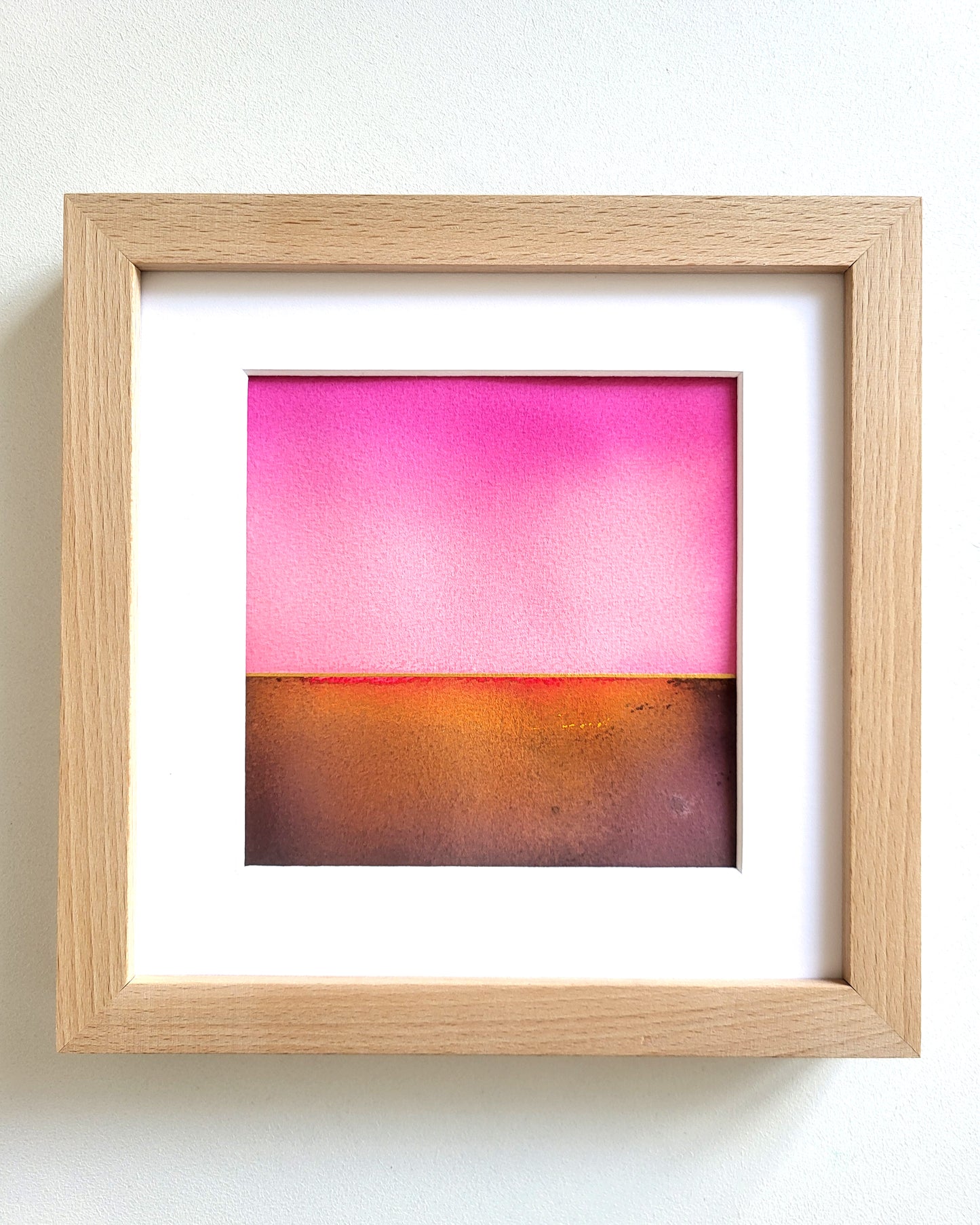 "Golden Horizon LXXI" - 20 x 20 cm