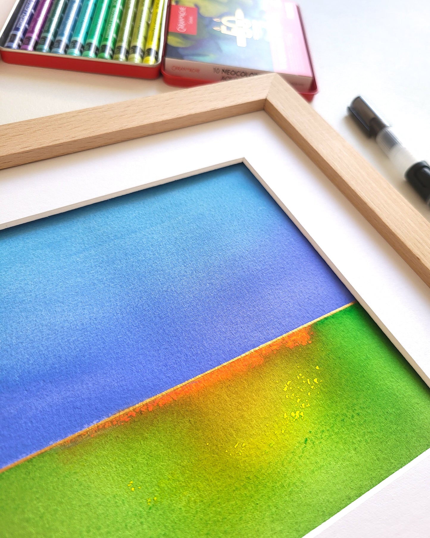 "Golden Horizon LXXII" - 20 x 20 cm