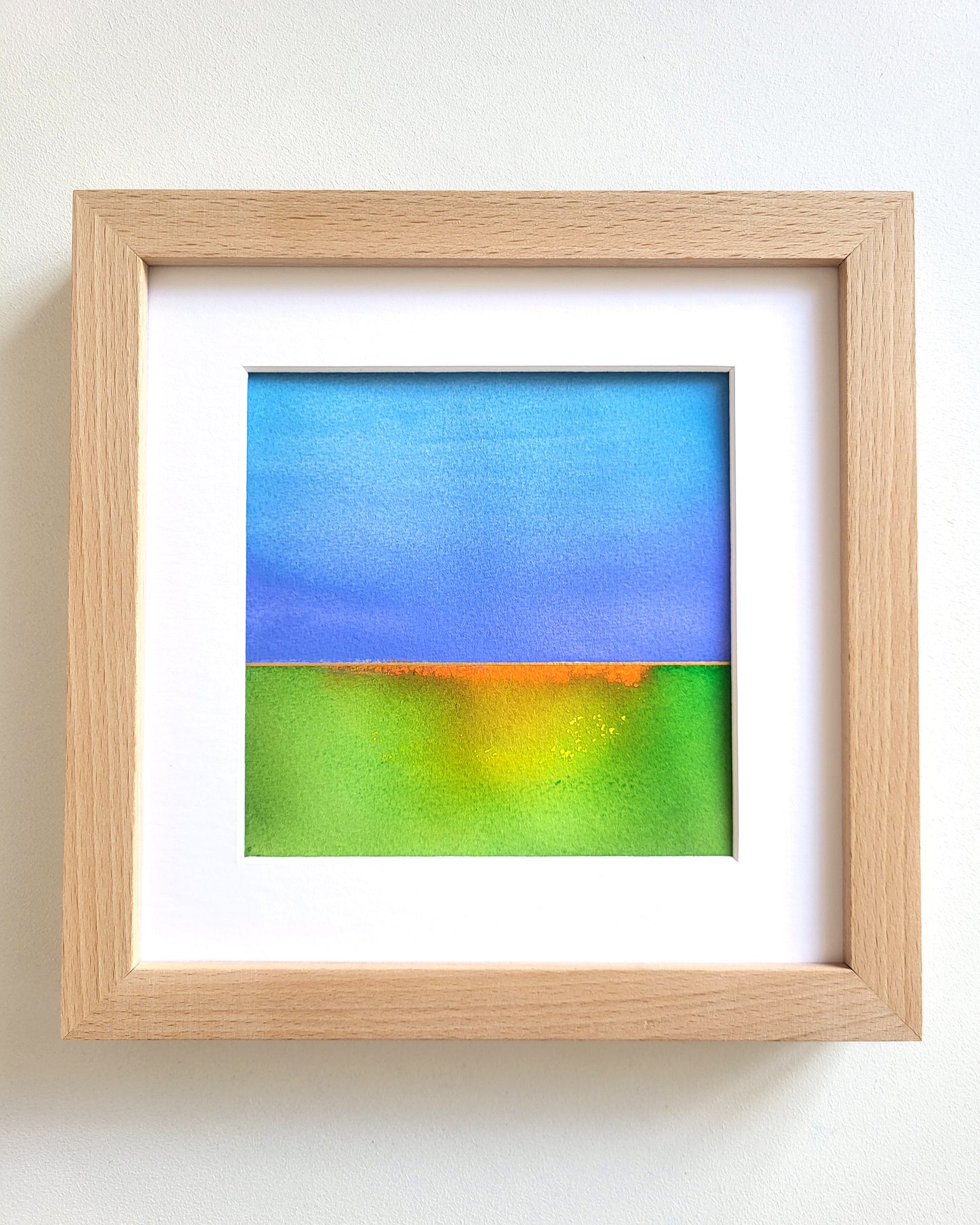 "Golden Horizon LXXII" - 20 x 20 cm
