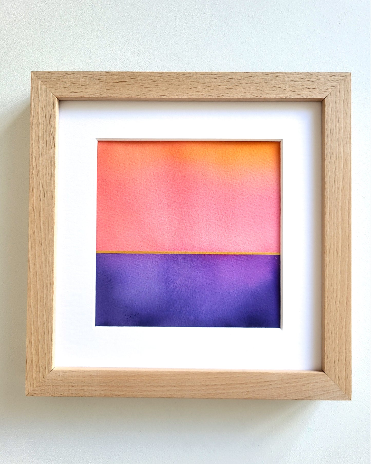 "Golden Horizon LXXVI" - 20 x 20 cm