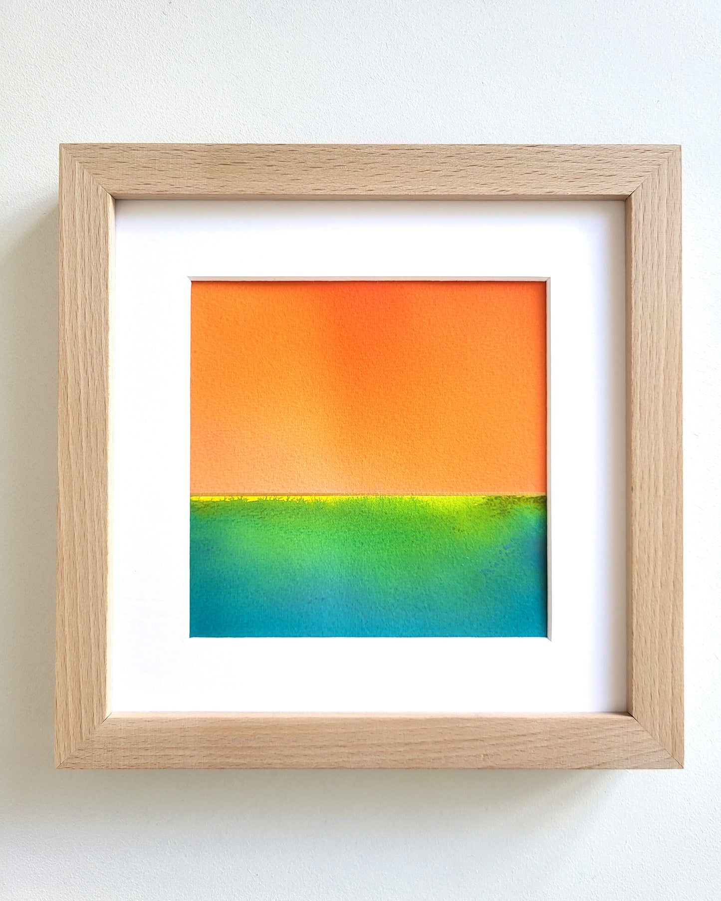 "Golden Horizon LXXVII" - 20 x 20 cm