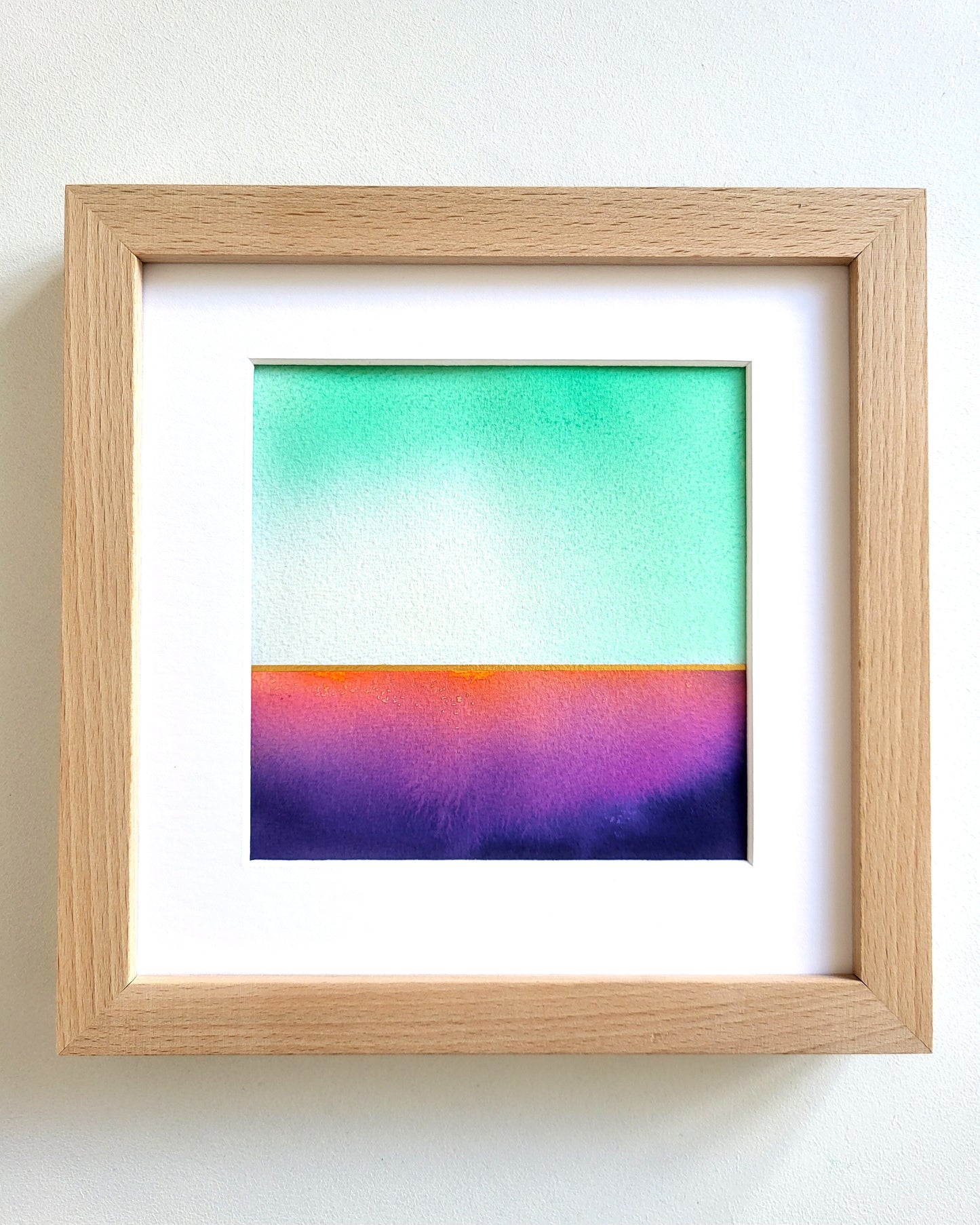"Golden Horizon LXXVIII" - 20 x 20 cm