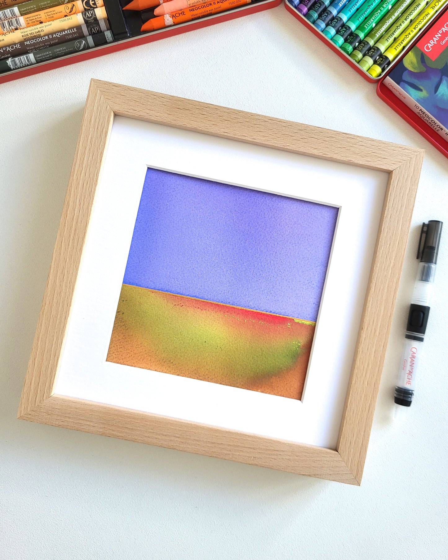 "Golden Horizon LXXIX" - 20 x 20 cm