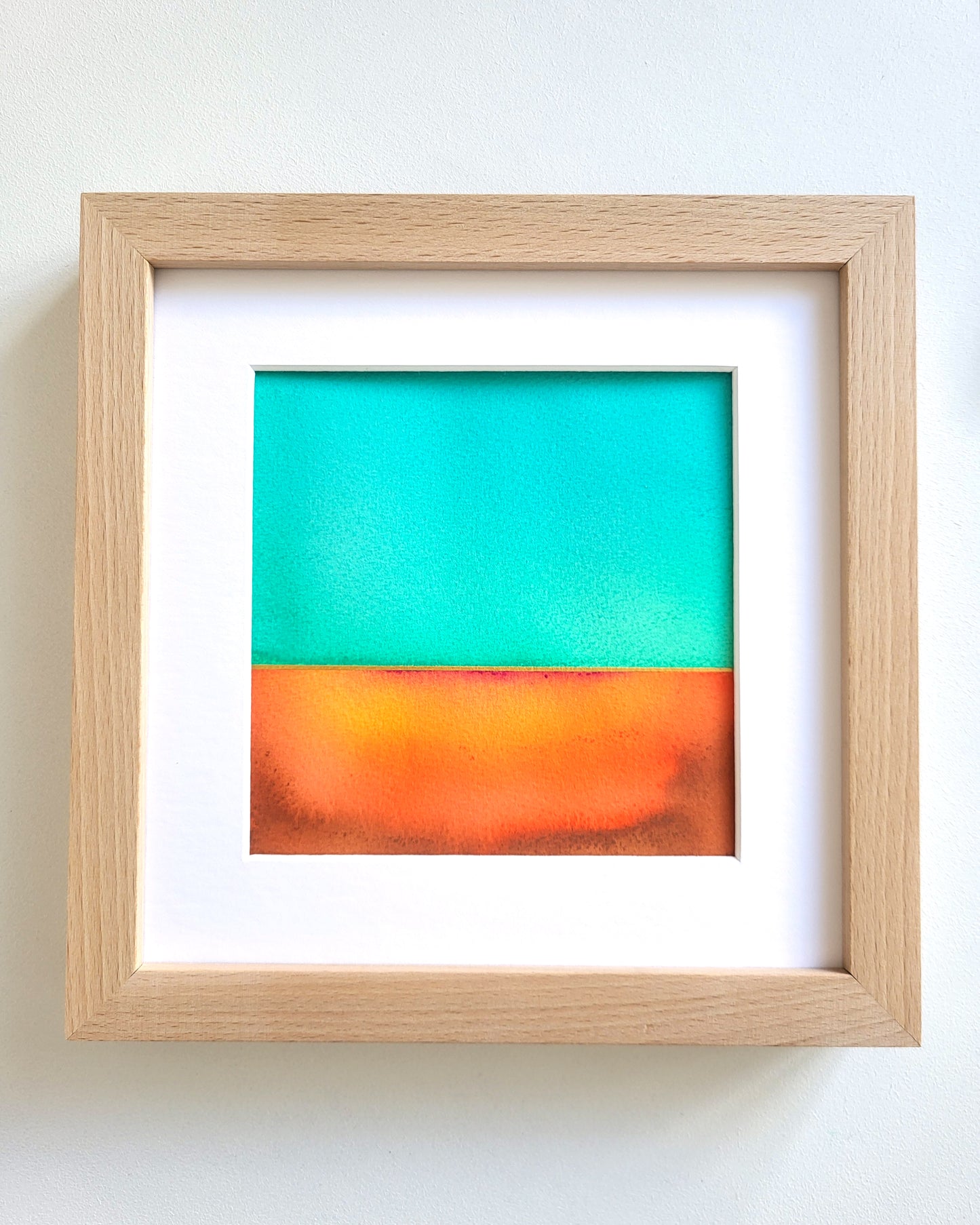 "Golden Horizon LXXXII" - 20 x 20 cm