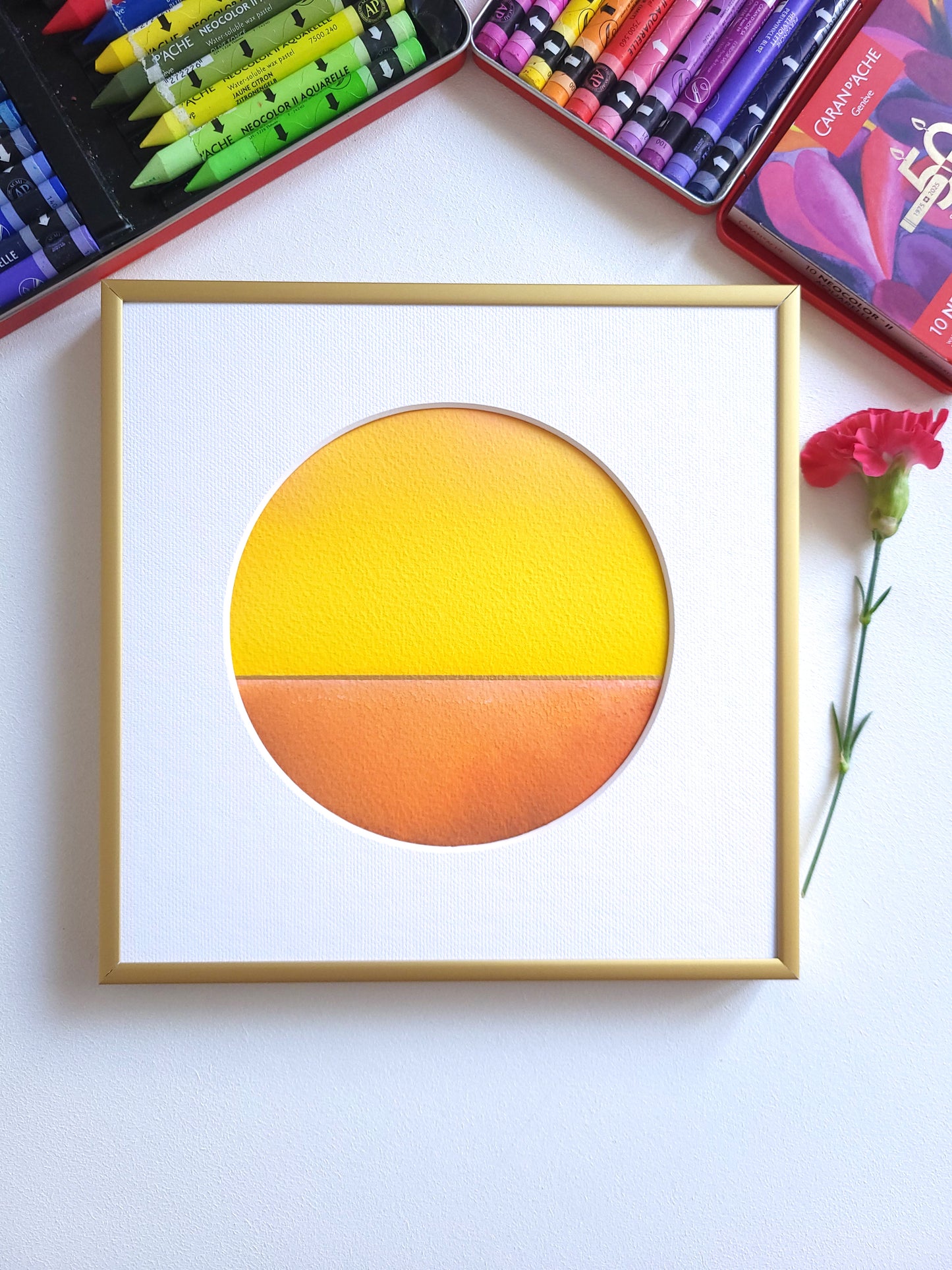 "Golden Horizon" ( 9/2026 ) - 20 x 20 cm