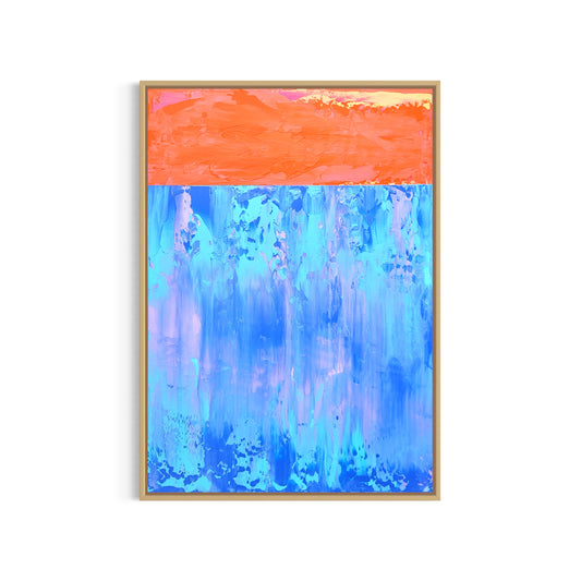 "Lake At Dawn" - 29.7 x 42 cm (A3)